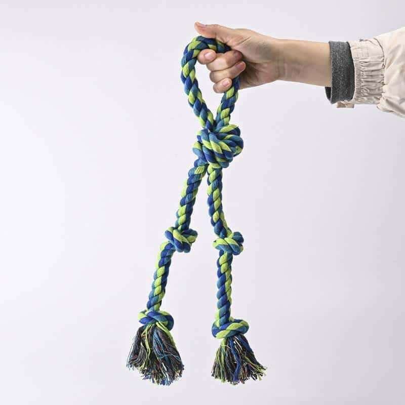 Heavy-Duty Rope Knot Dog Toys.