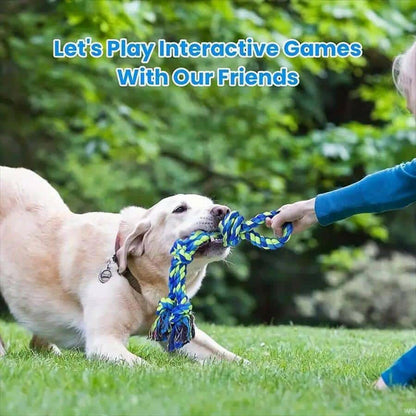 Heavy-Duty Rope Knot Dog Toys.