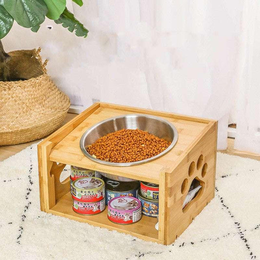 Large dog dog food bowl double bowl - Skippy Dogs