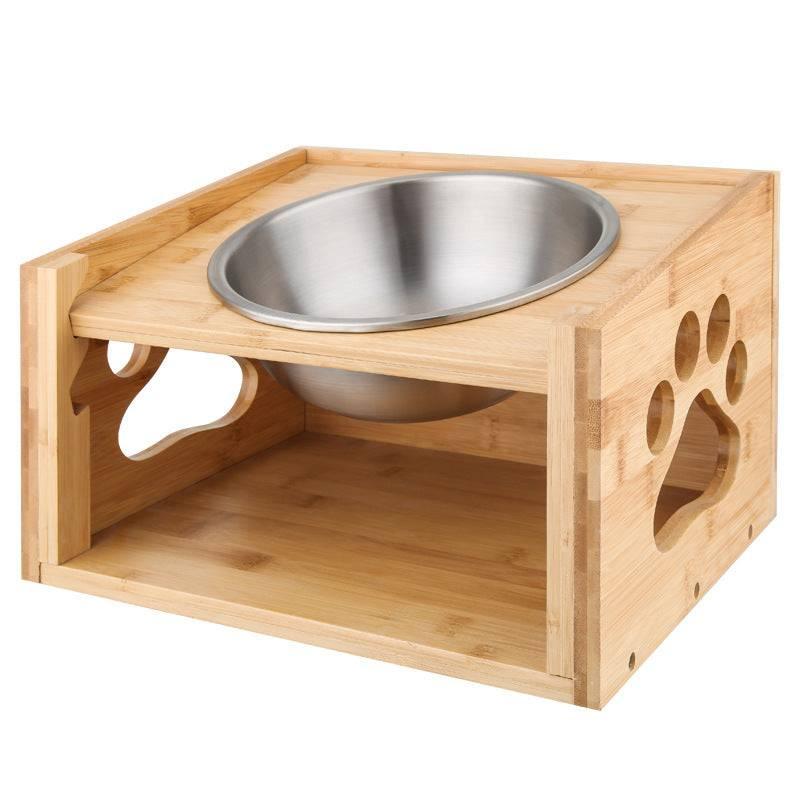 Large dog dog food bowl double bowl - Skippy Dogs