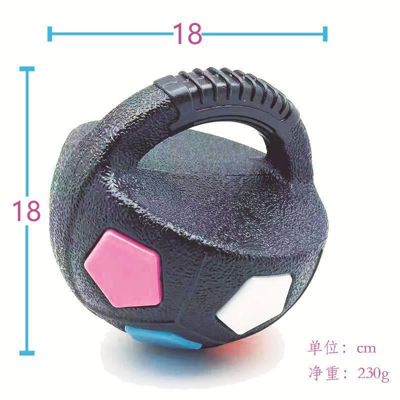New Football Tennis Ball Shaped Pet Dog Toys, Durable Teething Relief To Accompany Outdoor Training Squeak Toys - Skippy Dogs