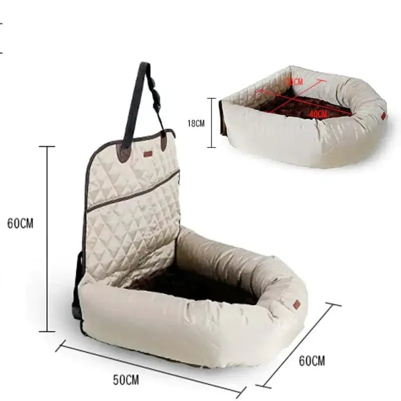 New Multifunctional Pet Car Bed with Thick Cushion.