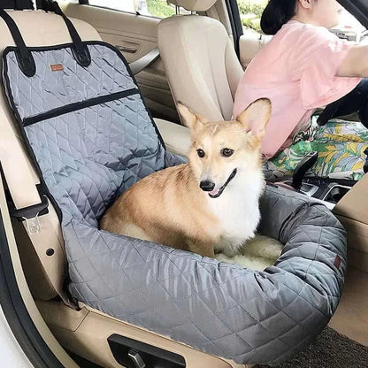 New Multifunctional Pet Car Bed with Thick Cushion.