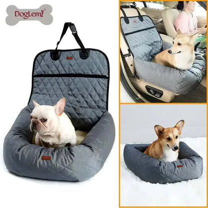New Multifunctional Pet Car Bed with Thick Cushion.