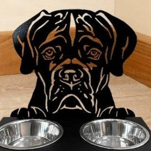 Personalized Dog Food Bowl Rack - Skippy Dogs