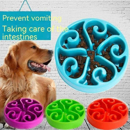 Pet Anti-choke Food Basin Dog Food Bowl.