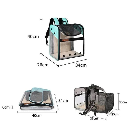 Pet Expandable Backpack - Skippy Dogs