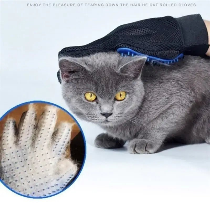Pet Grooming Gloves for Dogs and Cats Cleaning Supplies.