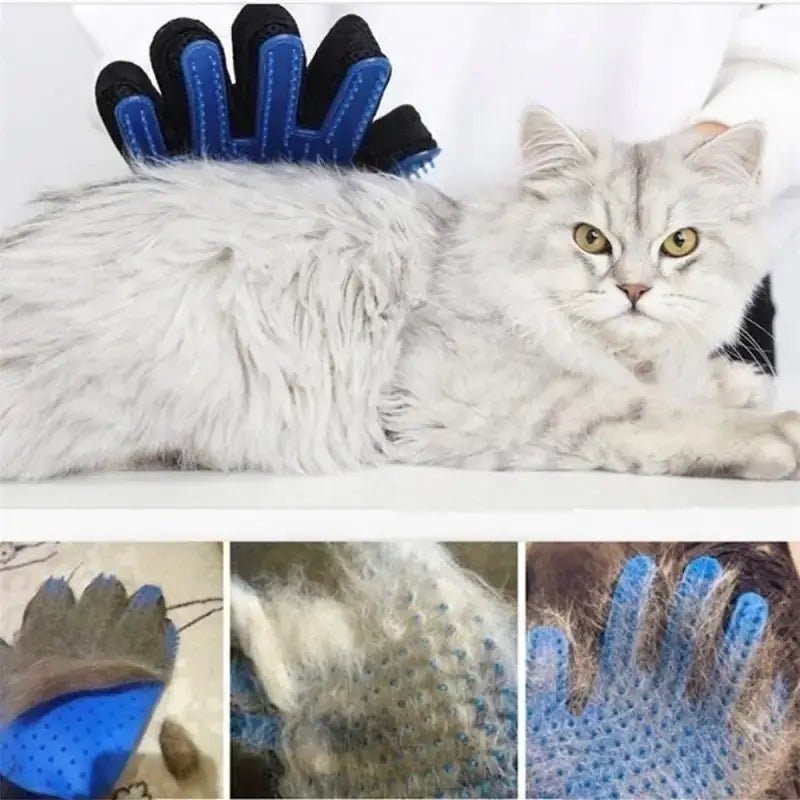 Pet Grooming Gloves for Dogs and Cats Cleaning Supplies.