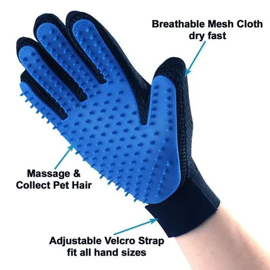 Pet Grooming Gloves for Dogs and Cats Cleaning Supplies.