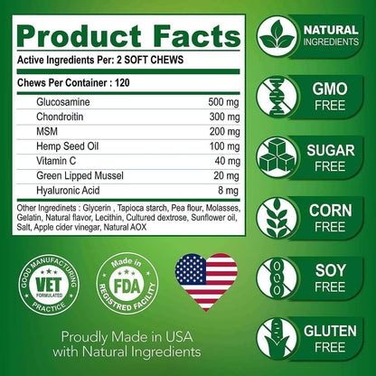 Pet Hip & Joint Supplement Chondroitin.