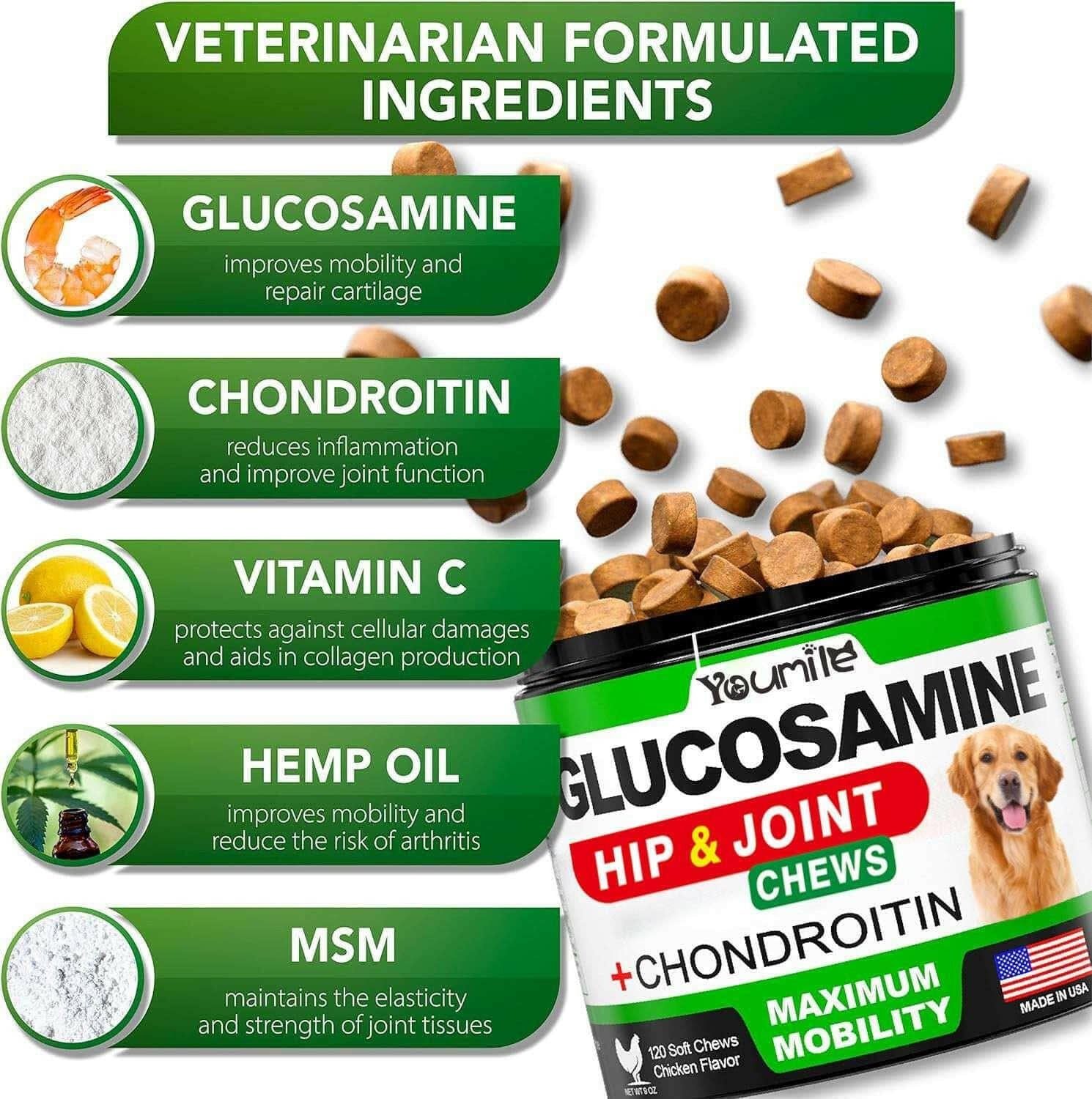 Pet Hip & Joint Supplement Chondroitin.