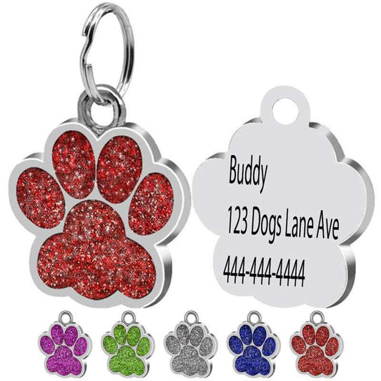 Pet Lover Gift Custom Dog Tag Personalized Flash - Skippy Dogs