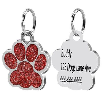 Pet Lover Gift Custom Dog Tag Personalized Flash.