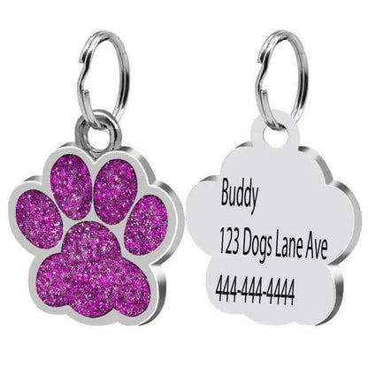 Pet Lover Gift Custom Dog Tag Personalized Flash.