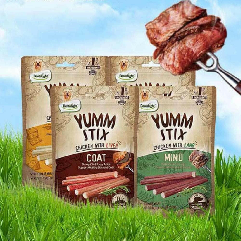 Pet Puppy Vitamin Satisfy The Appetite Pure Chicken Emulsion Strip.