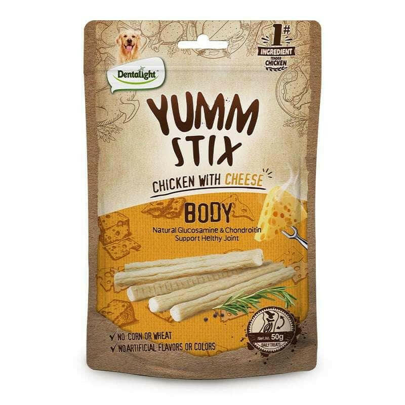 Pet Puppy Vitamin Satisfy The Appetite Pure Chicken Emulsion Strip.