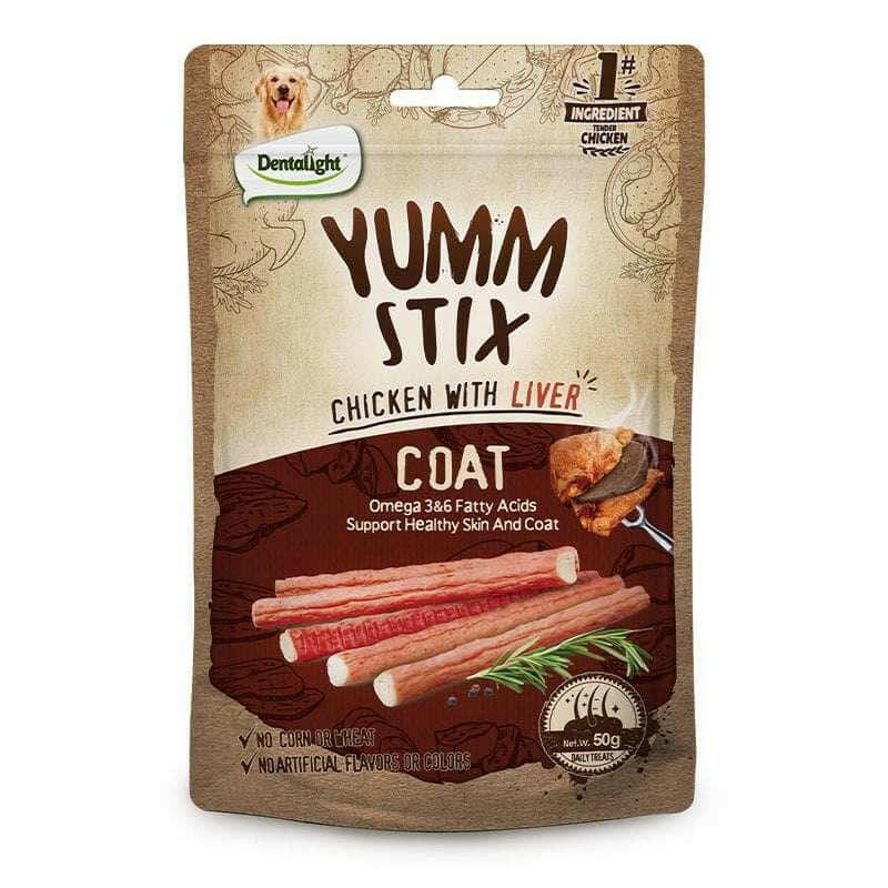 Pet Puppy Vitamin Satisfy The Appetite Pure Chicken Emulsion Strip.
