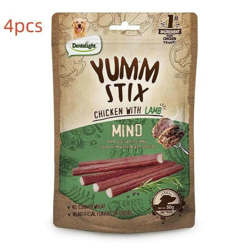 Pet Puppy Vitamin Satisfy The Appetite Pure Chicken Emulsion Strip.