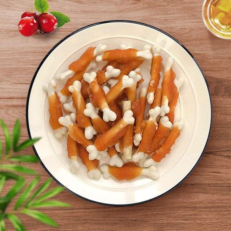 Pet Snack Chicken Wrapped Around Milk Bones 400g - Skippy Dogs