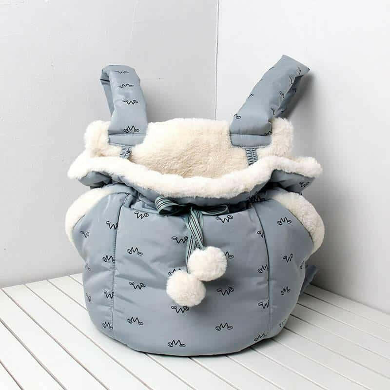 Pets Carrier Backpack Outdoor and Travel Use in Winter.