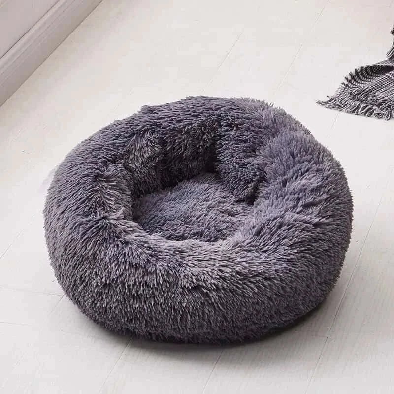 Plush Round Dog Bed - Skippy Dogs