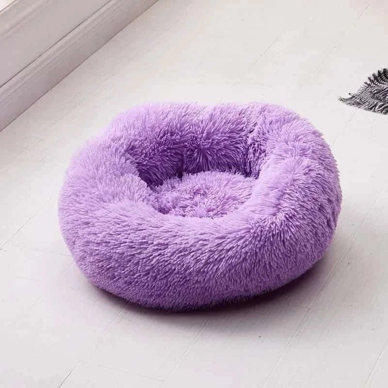 Plush Round Dog Bed - Skippy Dogs