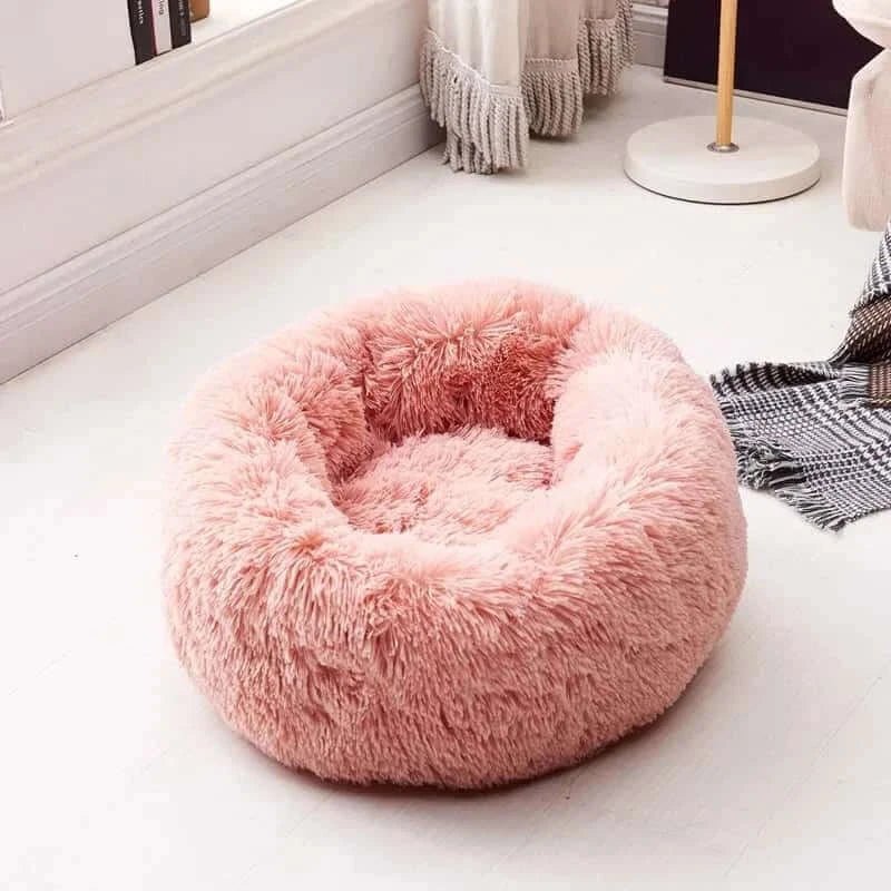Plush Round Dog Bed - Skippy Dogs