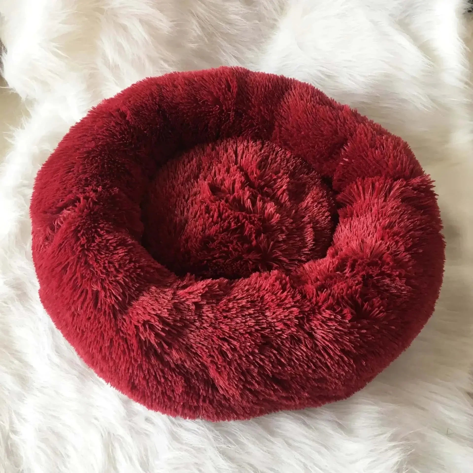 Plush Round Dog Bed - Skippy Dogs