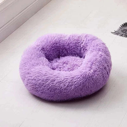 Plush Round Dog Bed - Skippy Dogs