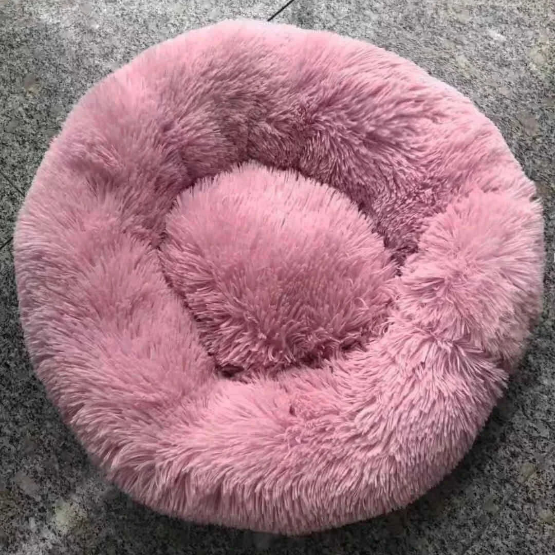 Plush Round Dog Bed - Skippy Dogs