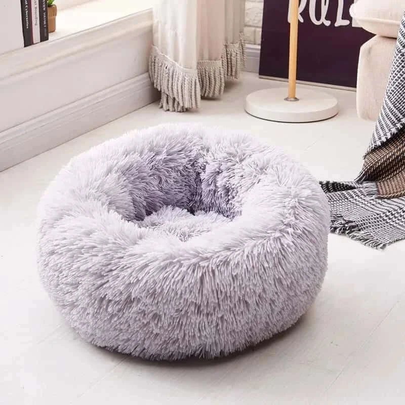 Plush Round Dog Bed - Skippy Dogs