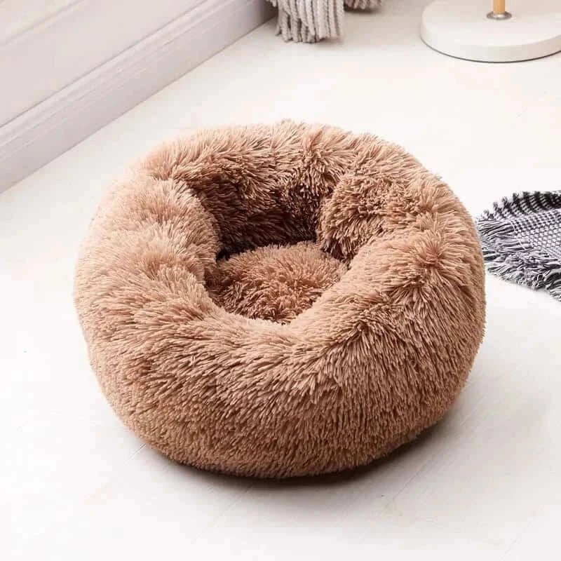 Plush Round Dog Bed - Skippy Dogs