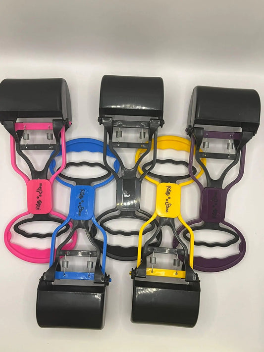 Portable Poop Scooper - Fluffy Paws Store (YellowDark Purple Blue BlackRose Red Purple) - Skippy Dogs