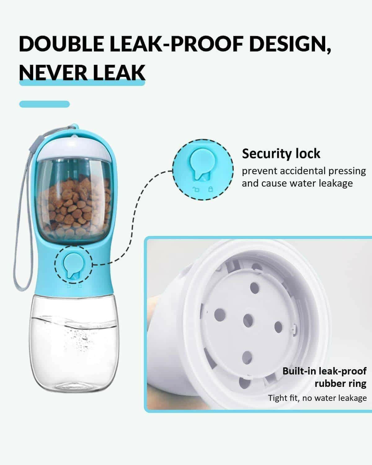 Ravel Puppy Water Bowl Dog Water Bottle.