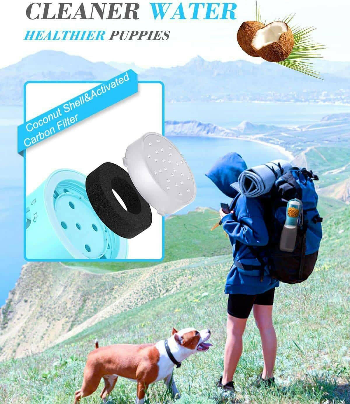 Ravel Puppy Water Bowl Dog Water Bottle.