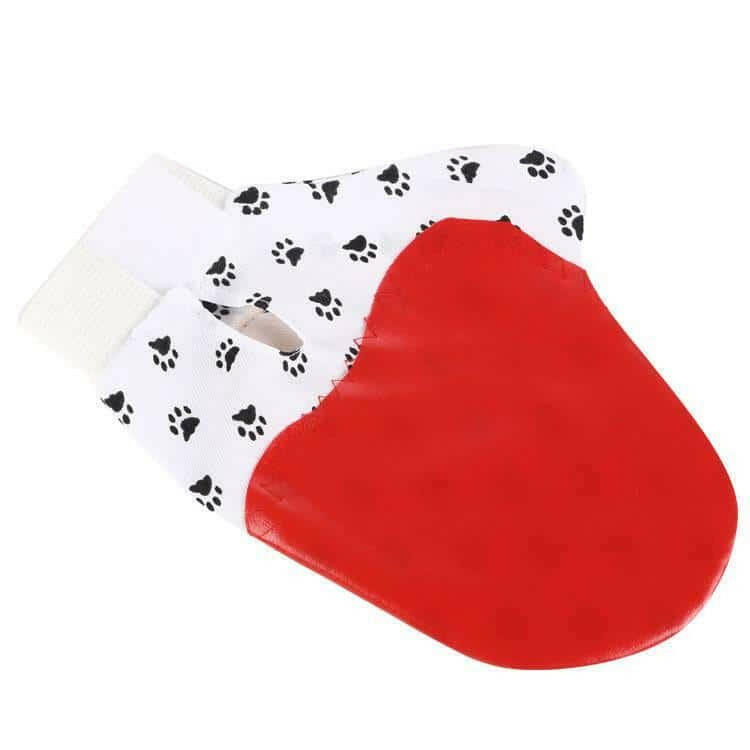 Silicone Pet brush Glove for bathing cats / dogs.
