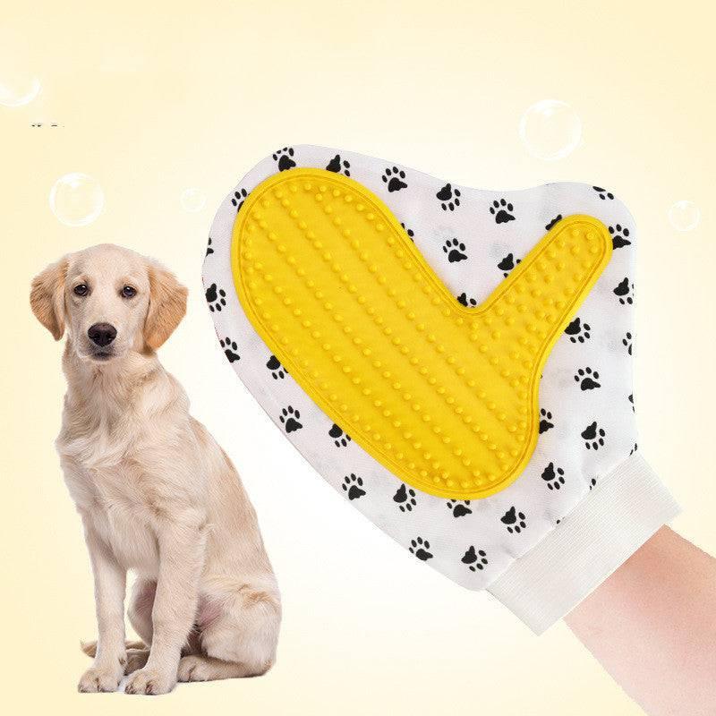 Silicone Pet brush Glove Deshedding Gentle Efficient Grooming Cat Glove Dog Bath Pet Cleaning Supplies Pet Glove Dog Accessories - Skippy Dogs
