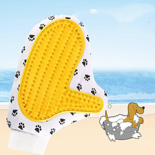 Silicone Pet brush Glove Deshedding Gentle Efficient Grooming Cat Glove Dog Bath Pet Cleaning Supplies Pet Glove Dog Accessories - Skippy Dogs