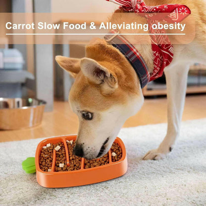 Slow Feeder Dog Bowl, Dog Food Bowl For Small & Medium-Sized Dogs.