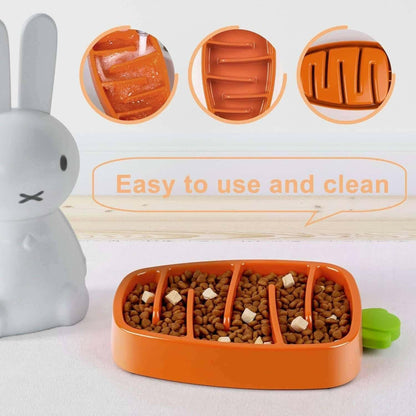 Slow Feeder Dog Bowl, Dog Food Bowl For Small & Medium-Sized Dogs.
