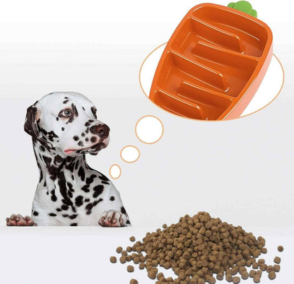 Slow Feeder Dog Bowl, Dog Food Bowl For Small & Medium-Sized Dogs.