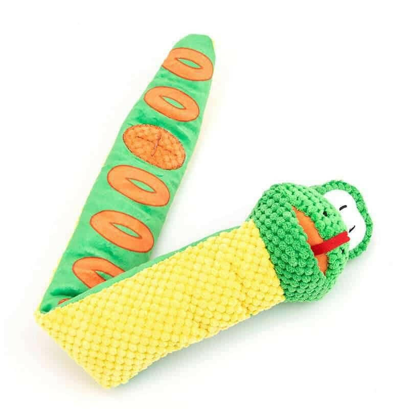 Snake Snuffle Toy Squeaky Dog Toy.