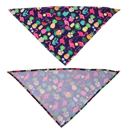 Tropical Wind Fruit Pet Drool Towel For Dogs.