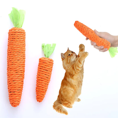 Bell-Tinkling Carrot Cat Chew