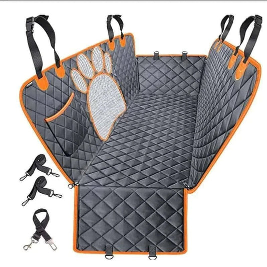 Waterproof Nonslip Back Hammock Pet Car Seat Cover for Dogs.