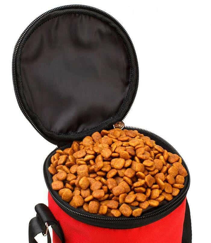Waterproof Dog Bag and Food Travel Bowls.